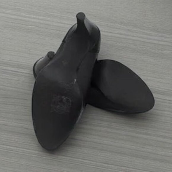 Circa Joan & David Luxe 3.5" Heels Black Leather - Picture 7 of 10